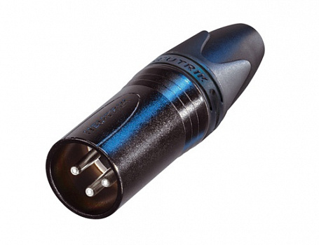 Neutrik NC3MXX-BAG кабельный разъем XLR male черненый корпус